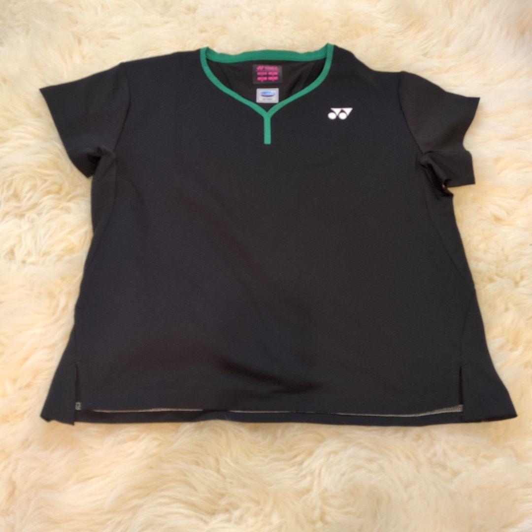 YONEXヨネックス テニスウェア Tシャツ スカート セット ブラック