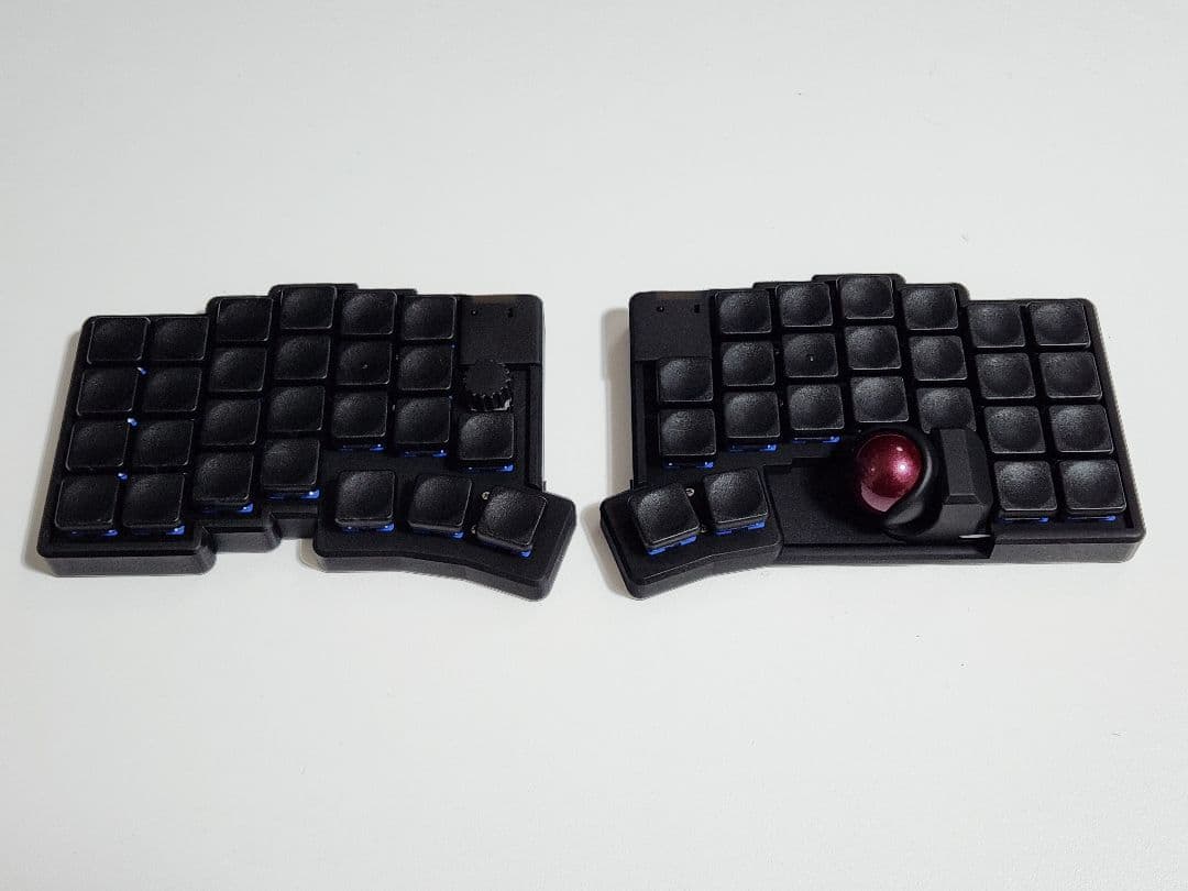 Glove51tb 完成品 低背トラボ ロープロファイル 無線接続 ブラック