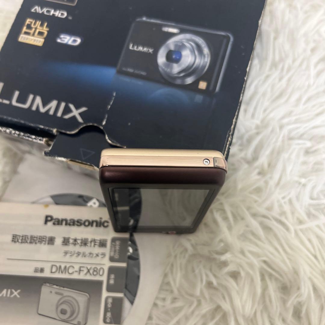 極美品】 LUMIX DMC-FX80 付属品付き ゴールド デジカメ - メルカリ
