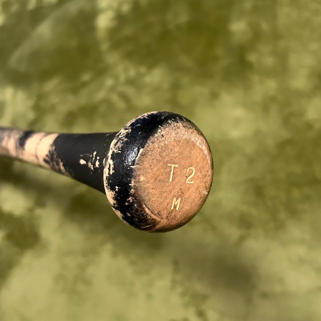 梅野隆太郎 選手】直筆サイン 実使用 阪神タイガース公式バット - メルカリ