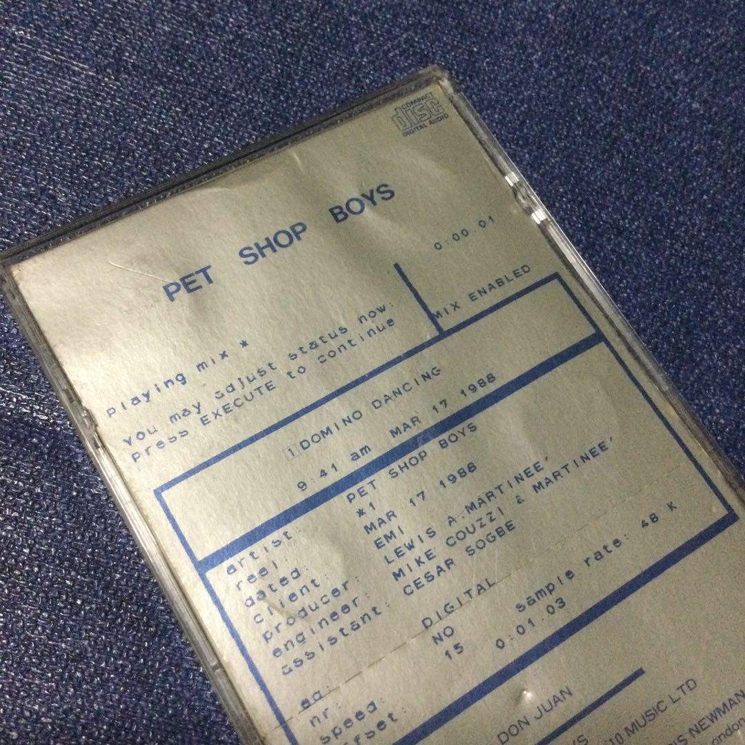 ペット・ショップ・ボーイズ/ドミノ・ダンシング 8センチ8cm シングル