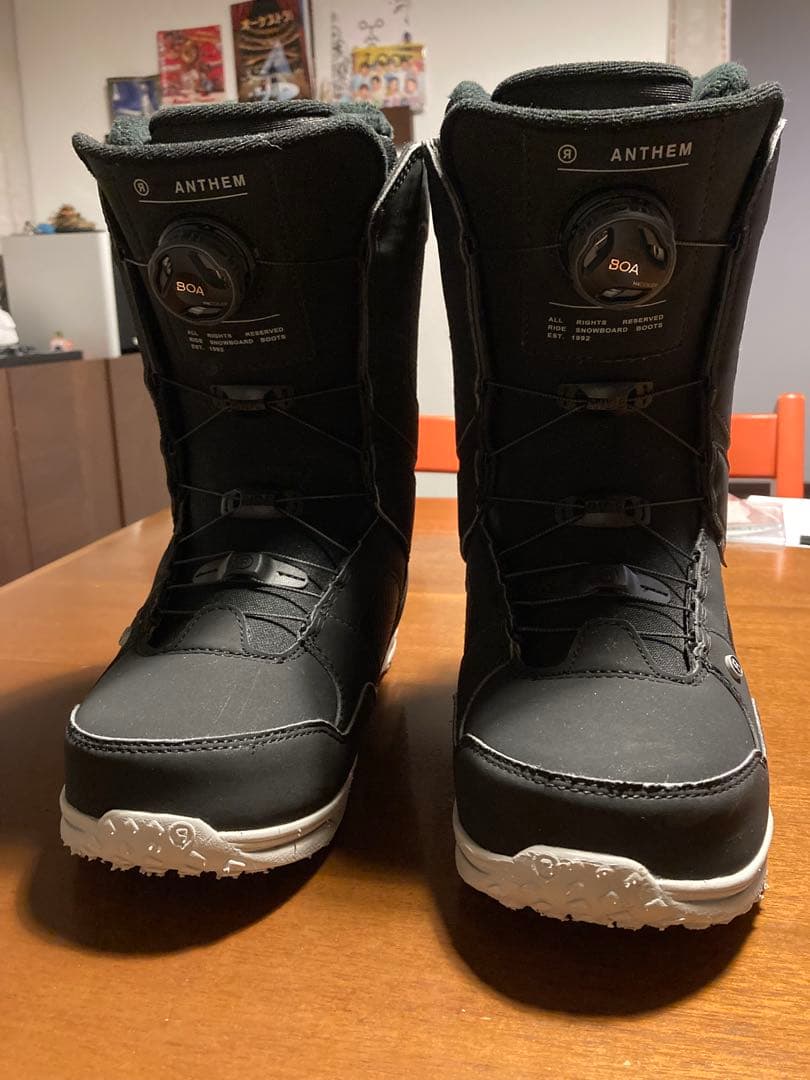 ANTHEM 23-24年モデル スノーボードブーツ ブラック RIDE25cm RIDE ライド スノーボード ブーツ ANTHEM BLACK 23-24 モデル : F