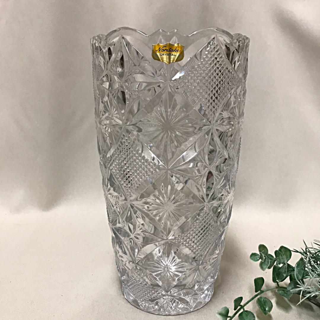 オールドノリタケ クリスタル 花瓶 フラワーベース 手作り - メルカリ