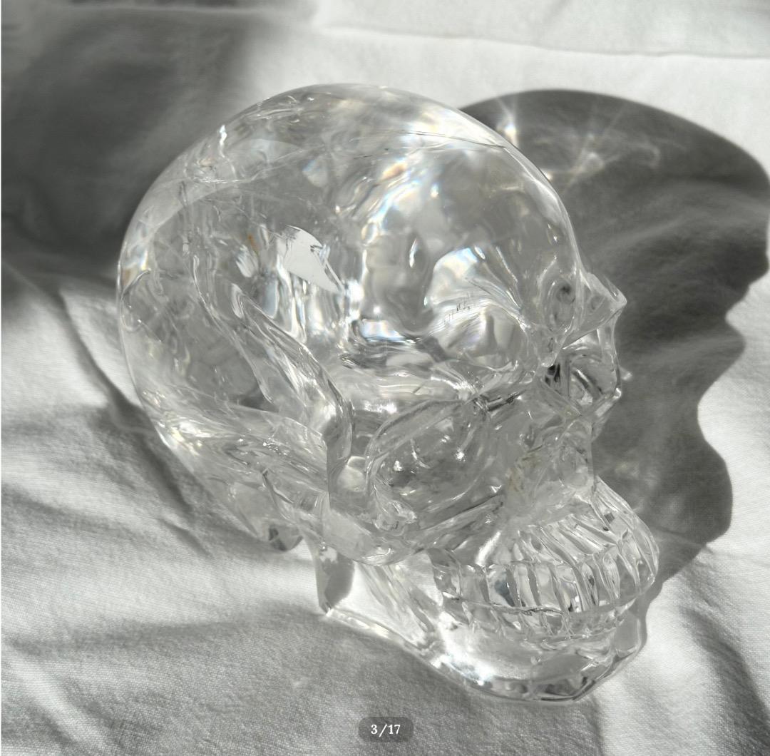 アイリス スカル 大【クリアクォーツ 水晶】クリスタル 1.9kg ブラジル産