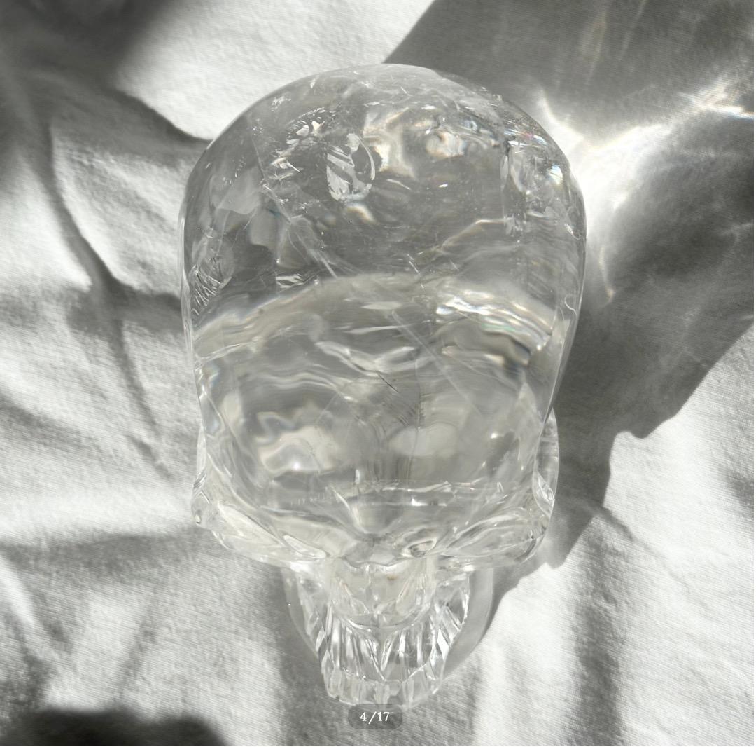 アイリス スカル 大【クリアクォーツ 水晶】クリスタル 1.9kg ブラジル産