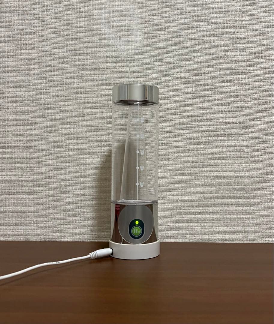 ダブル水素ボトル　水素ガス吸引機、生成機 充電式高濃度水素ガス＆水素水生成器「ダブル水素ボトル（W水素）」