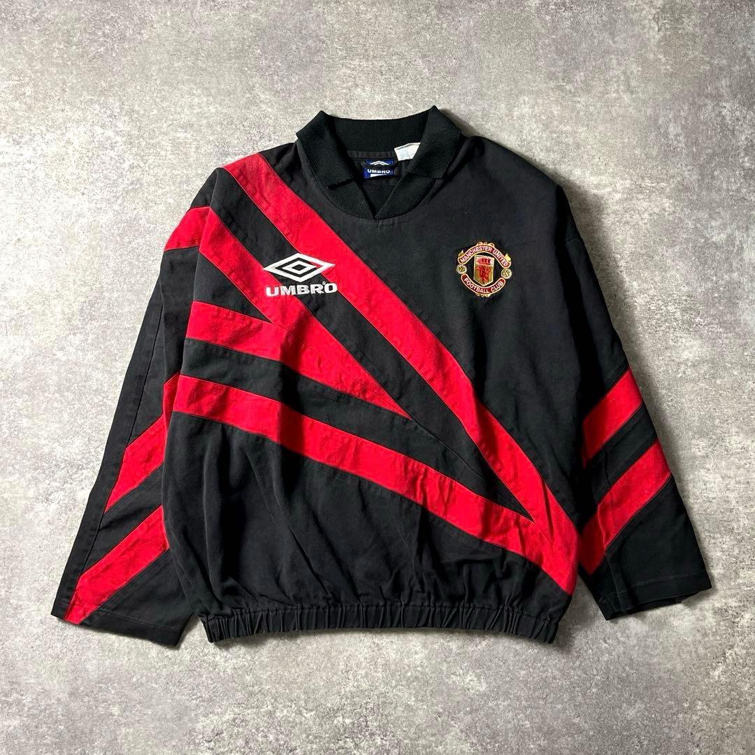 90s MANCHESTER UNITED UMBRO Drill Top XL - メルカリ