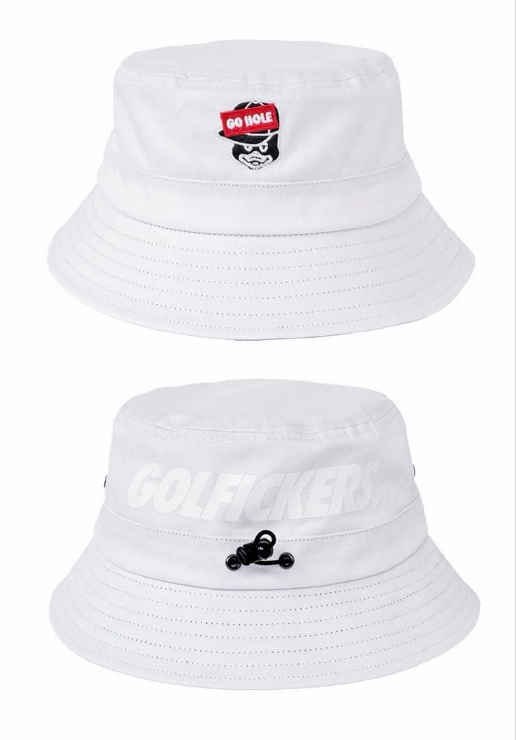 新品未使用 ゴルフィッカーズハット 白 Bucket Hat 2025 - メルカリ