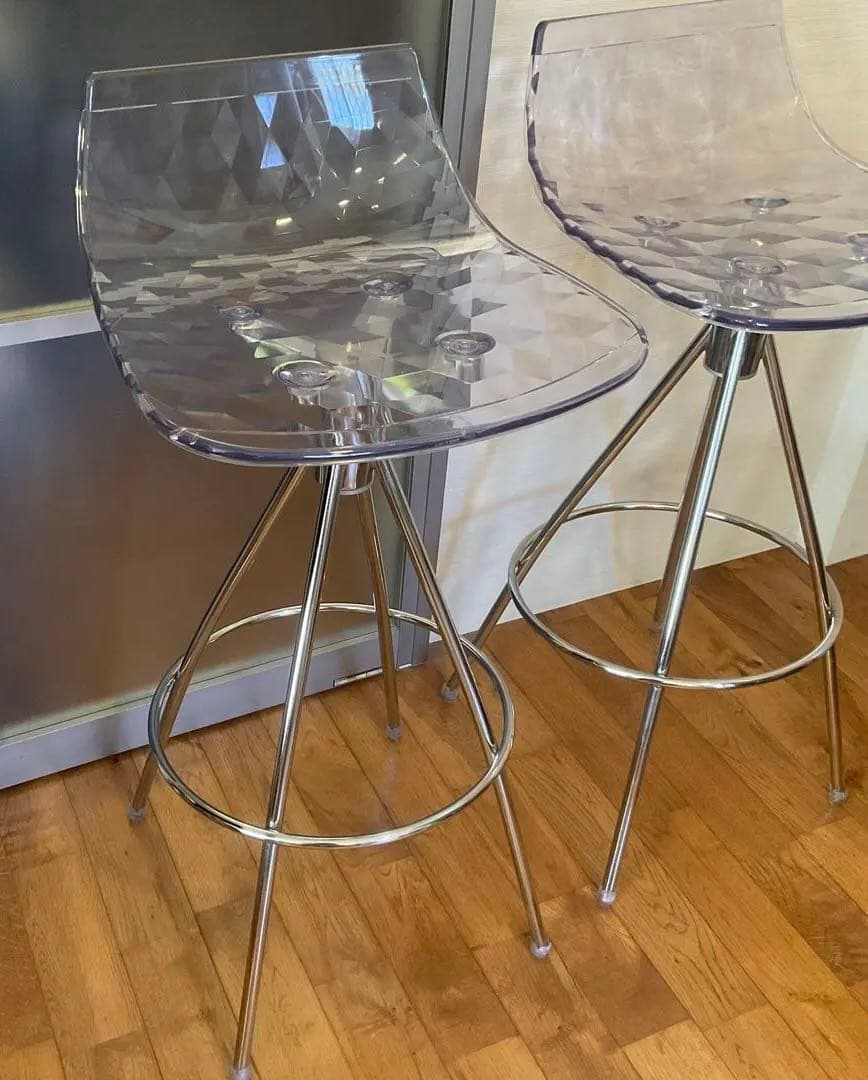 ゆ*す様 イタリア製 カルガリス ダイヤモンド パターン クリア