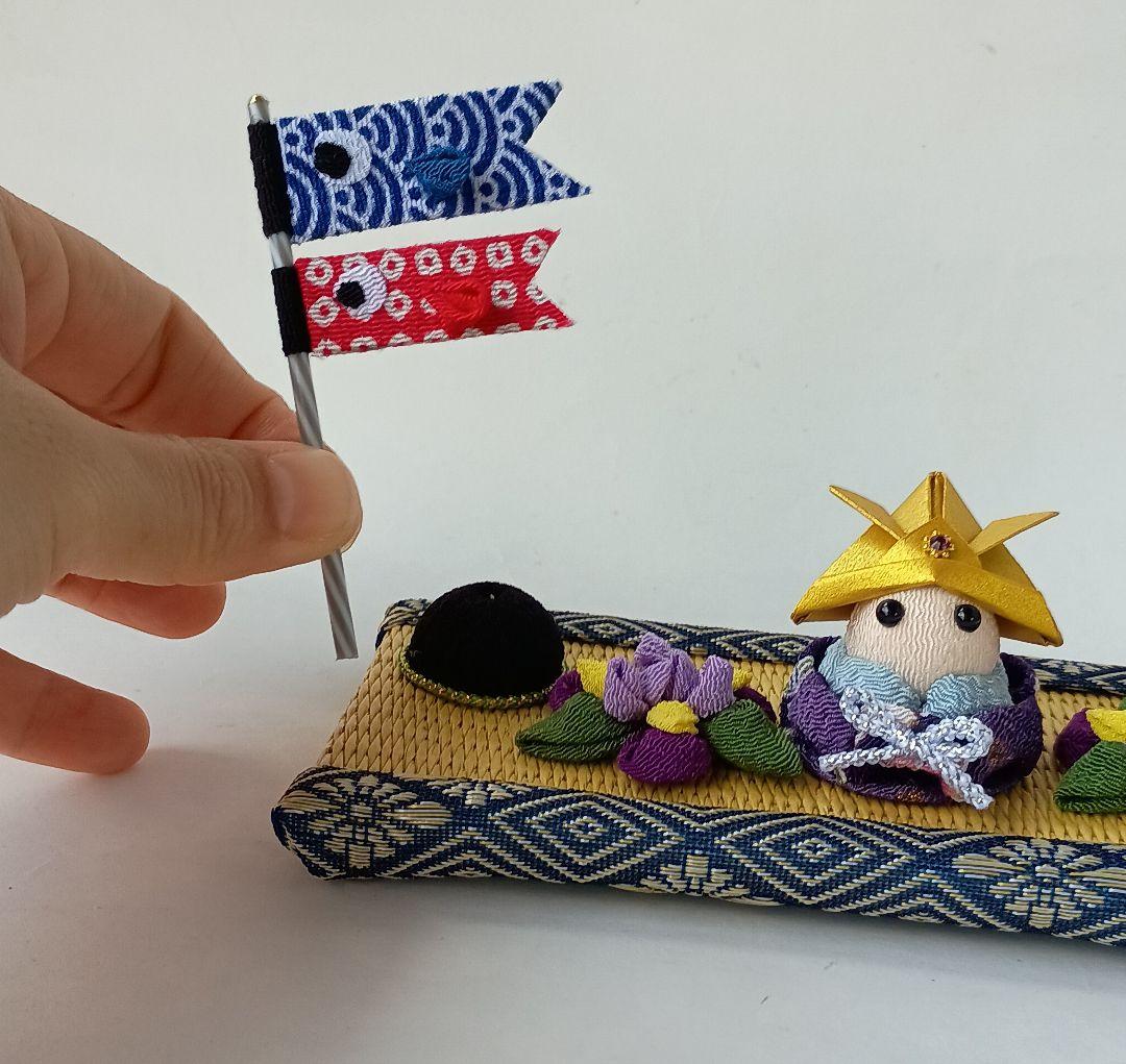 端午の節句 つまみ細工の五月人形 こどもの日 鯉のぼり - メルカリ