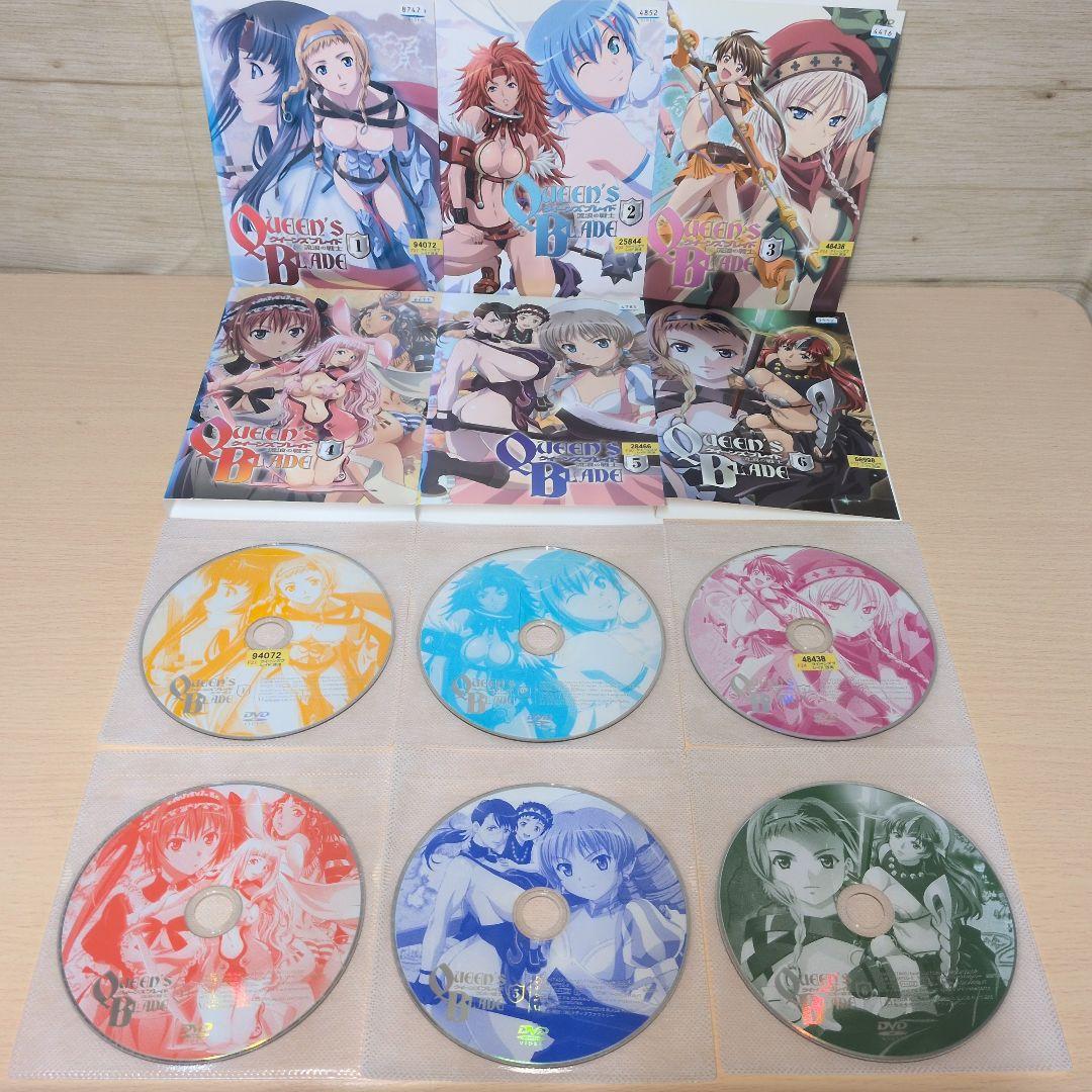 クイーンズブレイド 流浪の戦士1~6玉座を継ぐ者1~6 DVD 全12巻セット