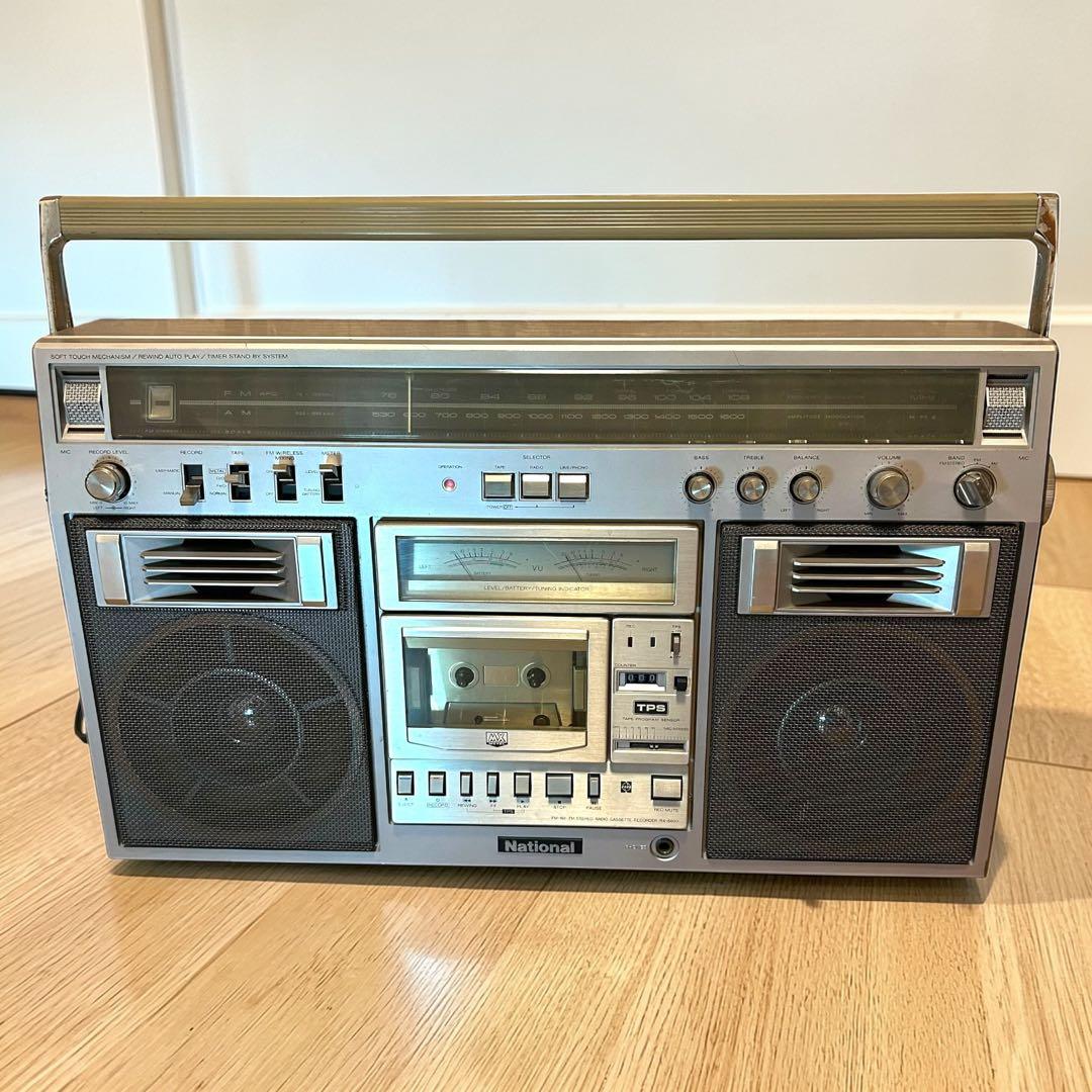 昭和レトロ✨ヴィンテージ品✨National RX-5600 ラジカセ 当時物