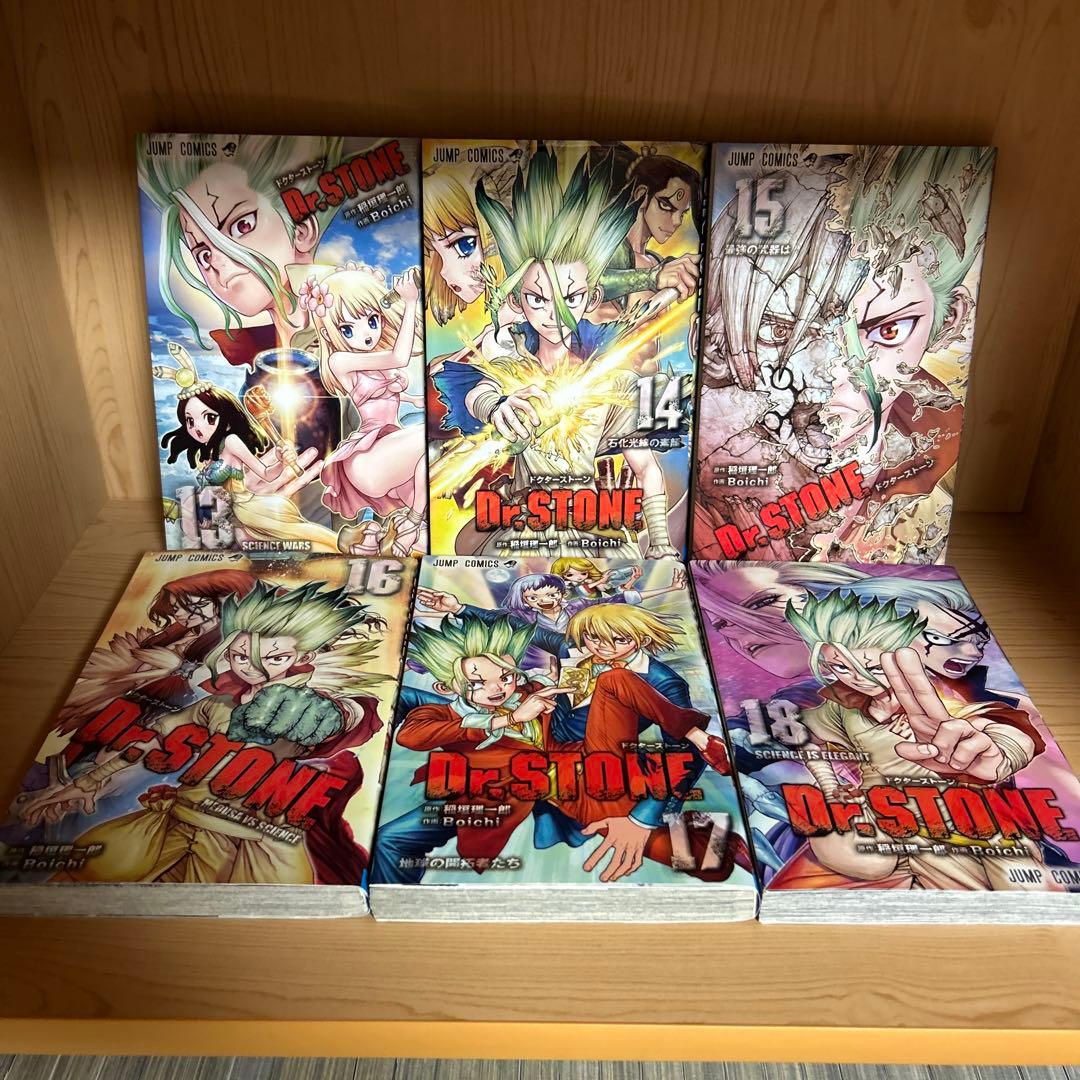 大人気漫画Dr.STONE1巻から27巻全巻完結まとめ売良品セット他29冊