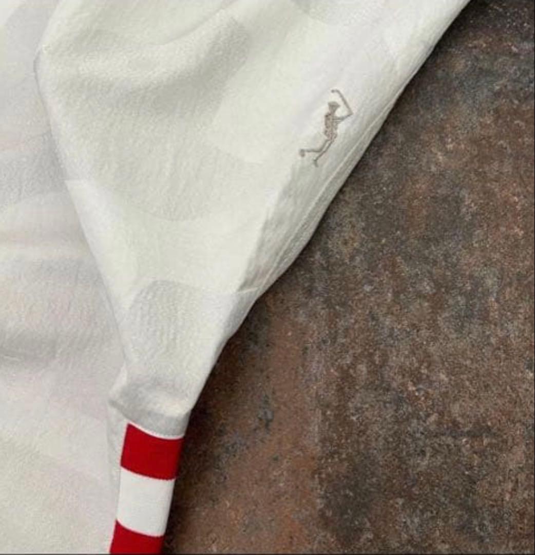 MARK & LONA ホワイト ストライプ パンツ - メルカリ