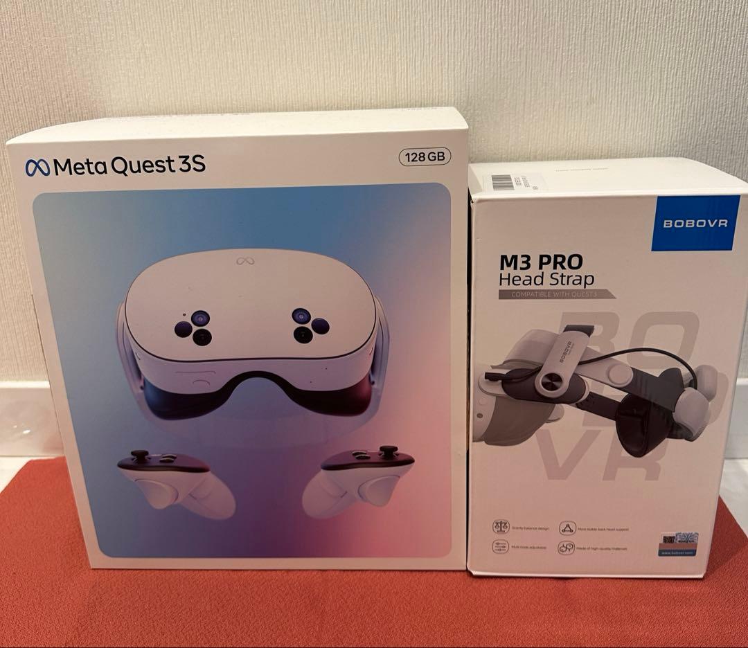  Quest 3S（128GB） BOBOVR M3 Pro付き　美品 BOBOVR M3 Pro Head Strap for Meta Quest 3 & Quest 3S