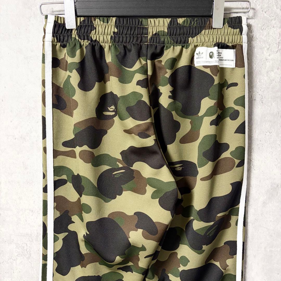 極美品】アベイシングエイプ×アディダス カモ柄トラックパンツ M 希少