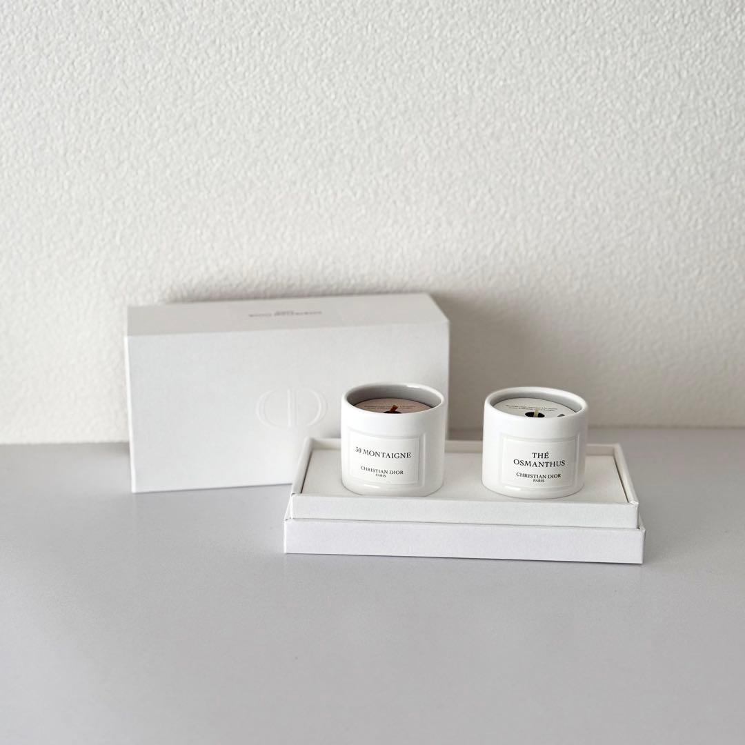 Christian Dior ディオール キャンドル2個セット - メルカリ