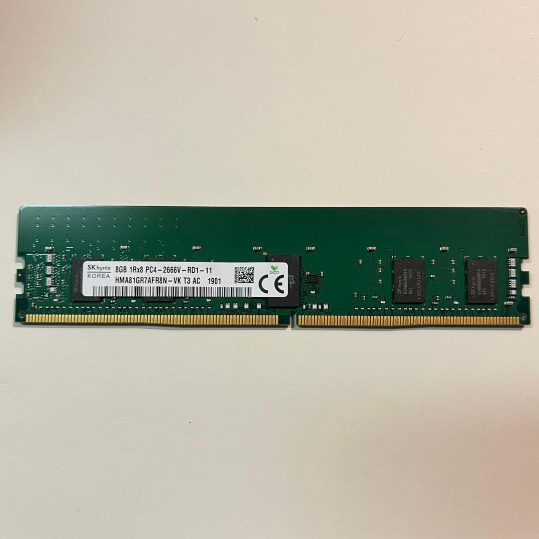 SK Hynix 8GB DDR4 2666MHz メモリ - メルカリ