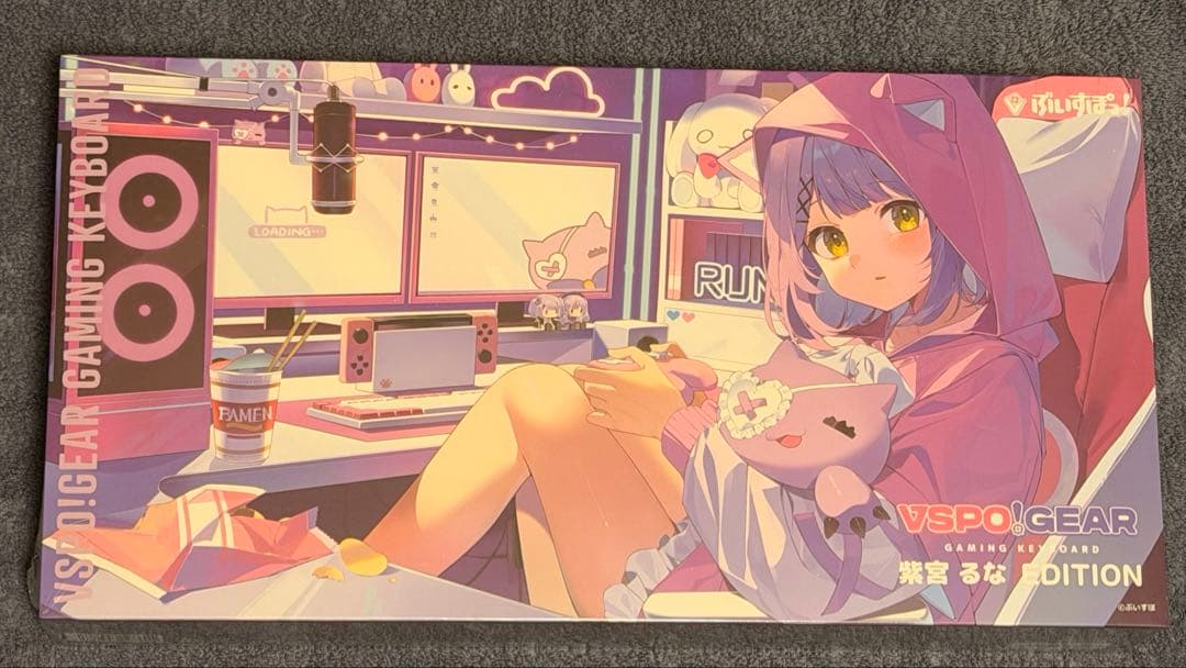 紫宮るな　ぶいすぽっ！ VSPO GEAR ゲーミングキーボード VSPO! GEAR ゲーミングキーボード