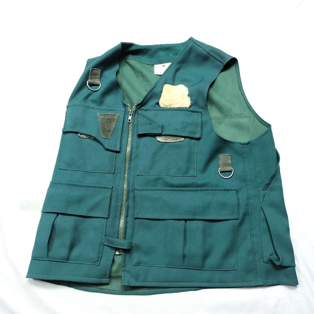 70s 80s Bob Church VEST　vintage　Barbour Barbour Vintage 80s Men's Green Nylon Gilet Vest – Size XL – Made