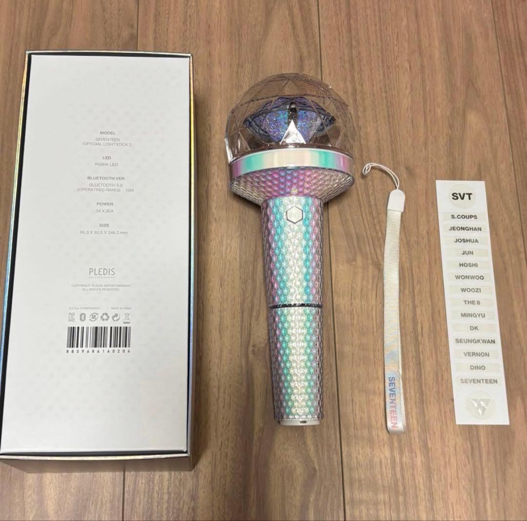 SEVENTEEN 公式 ペンライト 箱あり ver2 CARAT棒 カラット棒 - メルカリ
