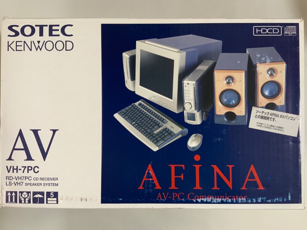 ケンウッド　SOTEC　AFINA　VH-7PC　CDコンポ ケンウッド SOTEC AFINA VH-7PC CDコンポ - メルカリ