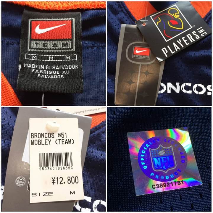 新品 NIKE 90's NFL ブロンコス ユニフォーム モブレー #51 - メルカリ
