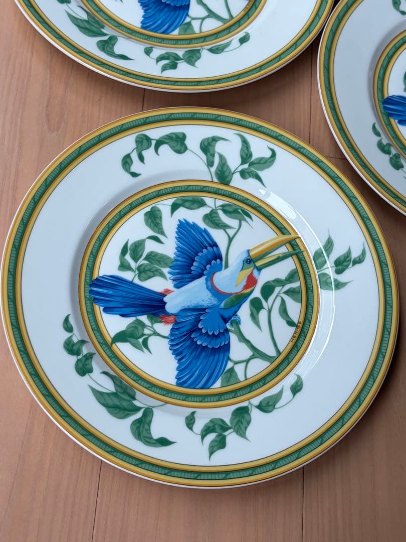 美品 エルメス トゥカン プレート 21.5cm