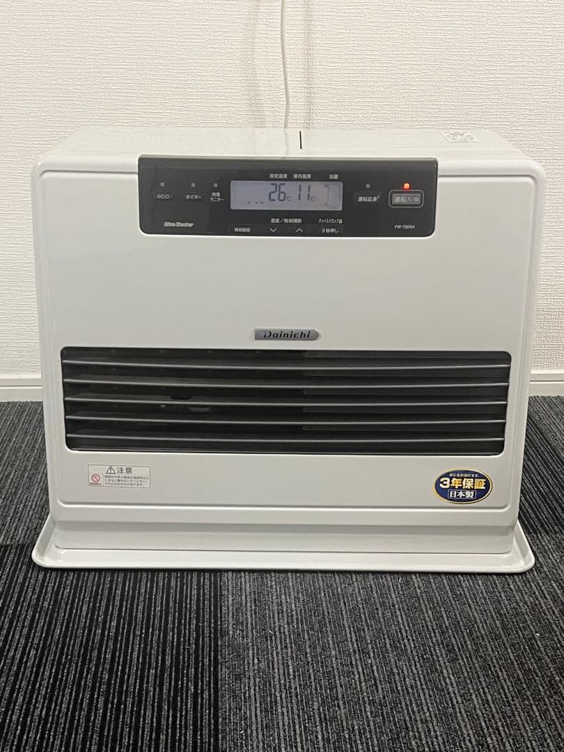 ダイニチ 石油ファンヒー ター FW-72DX42019年製 ダイニチ（Dainichi） 石油ファンヒーター 主に19畳用 DXタイプ 木造19