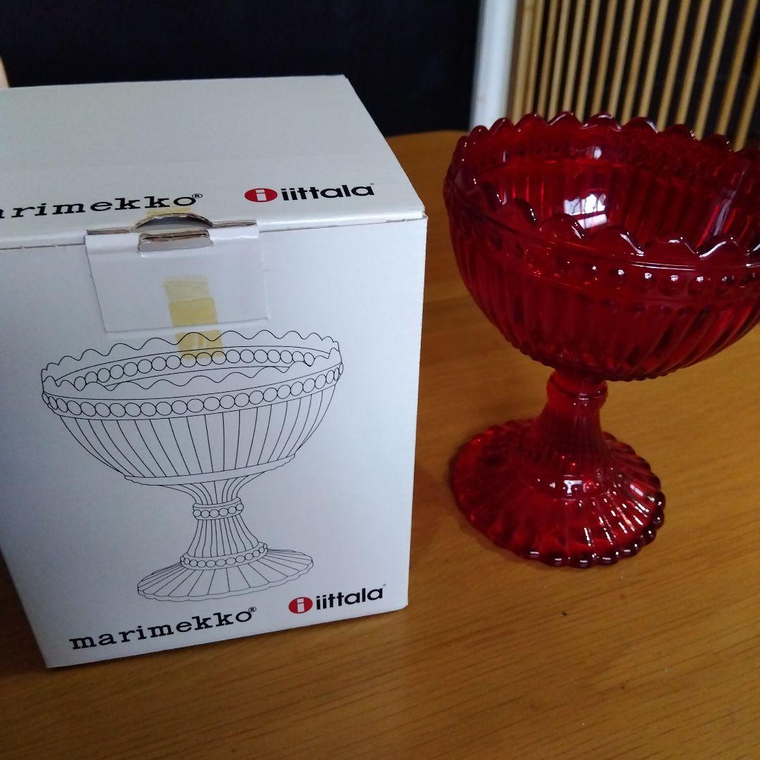 　marimekko　マリボウル　レッド　ラージ　15.5cm