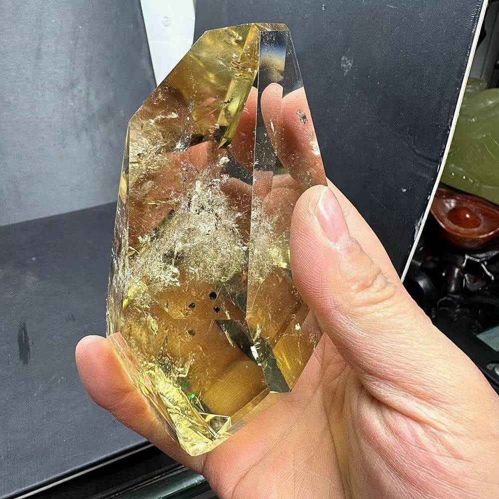 AAAAAAA級天然シトリン水晶原石B0105/YS/10213010/350D