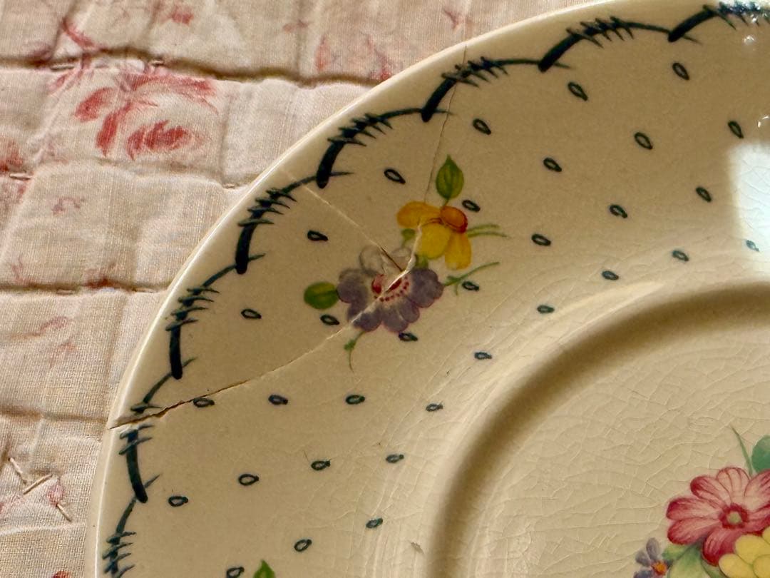 スージークーパー ＊プランタン小花付き＊ ブルー ミニチュリーン