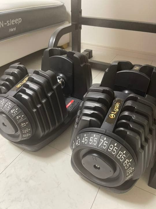 ライシン Lysin 45kg 可変ダンベル2個セット