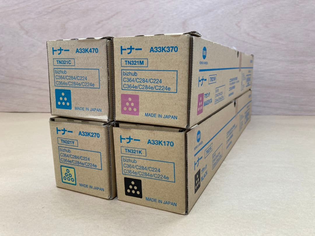 コニカミノルタ bizhub用 純正トナーカートリッジ TN321 4色セット