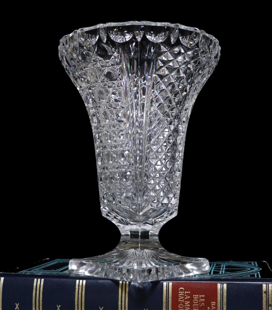オールド・バカラ 極上美 大型切子花瓶 ディアマン・ピエーリー×ビゾー