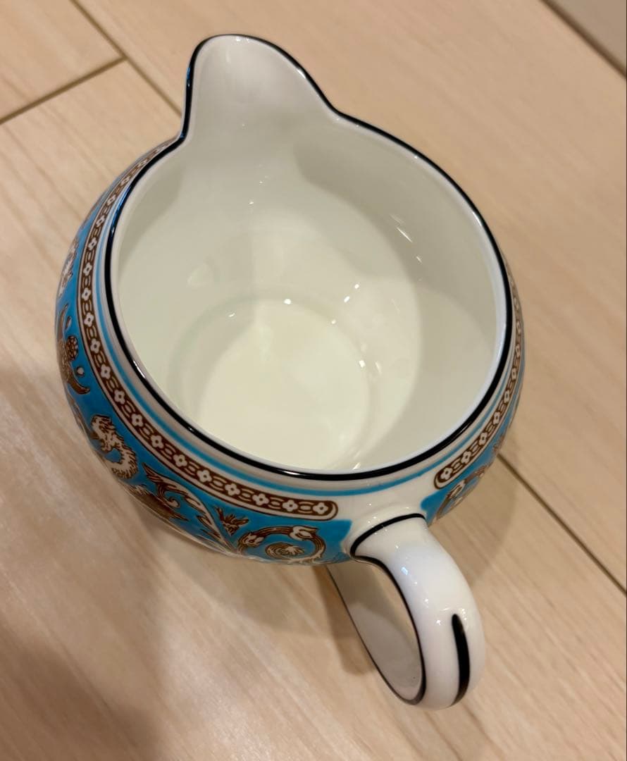 《美品》 フロレンティーン ターコイズ ティーセット　12点