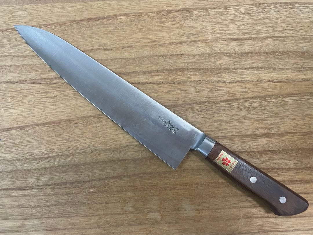 堺石藤☆全鋼牛刀270mm☆日本鋼 - メルカリ