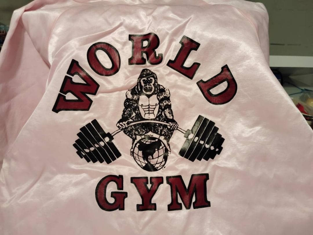 レトロ☆80年代☆アメリカ製☆ゴールドジム,ボディビル☆ワールドジム