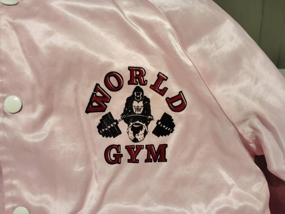 レトロ☆80年代☆アメリカ製☆ゴールドジム,ボディビル☆ワールドジム