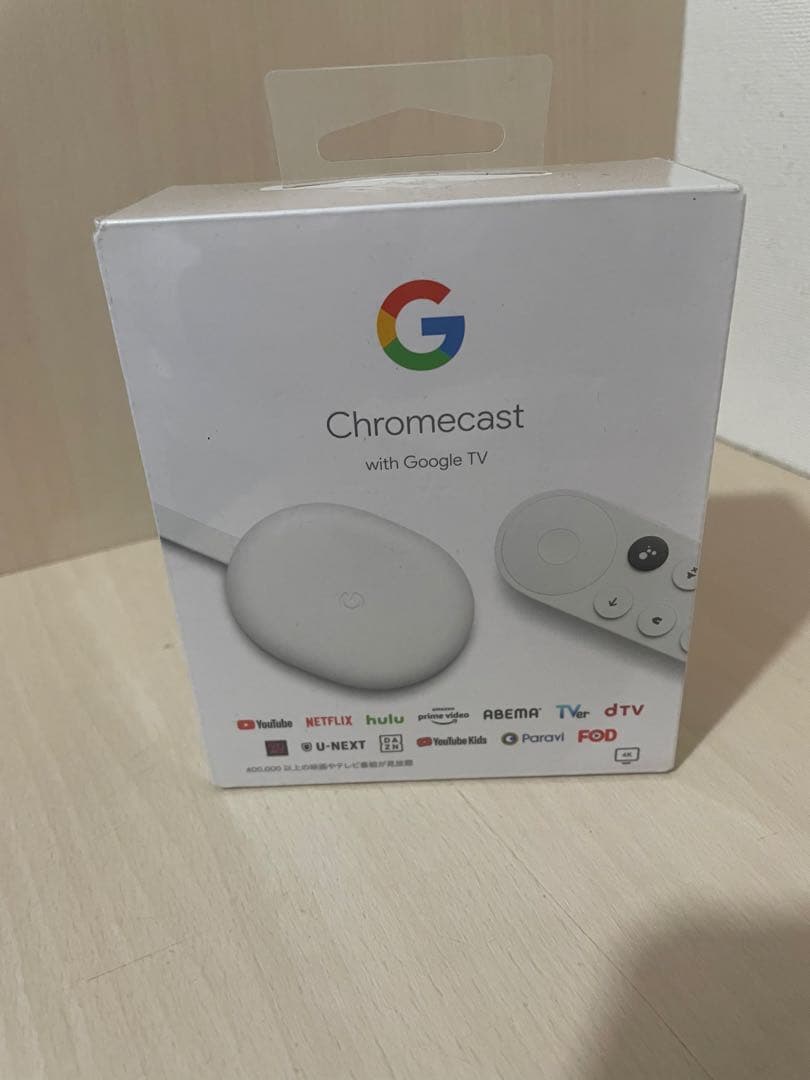 【未開封】GoogleChromecast with GoogleTV4kモデル New Google Chromecast with Google TV (4K)