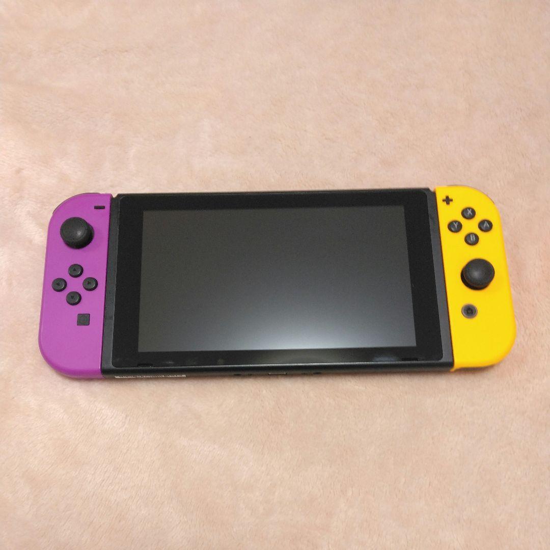 そこそこ美品 Nintendo Switch 本体 パープル・イエロー - メルカリ