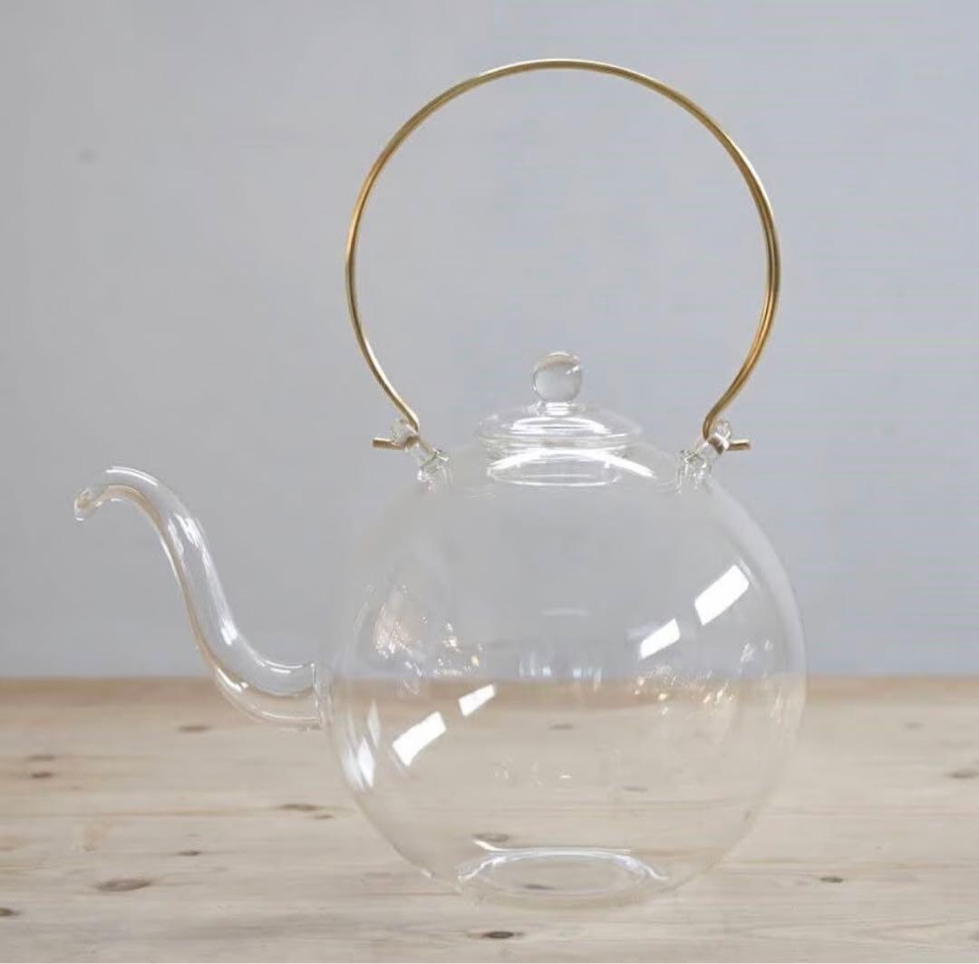 ⭐︎新品未使用⭐︎日ノ出化学製作所ガラスポット　　　　　　　Lサイズ☆ 日ノ出化学製作所 / ボールポット(L size) | iremono