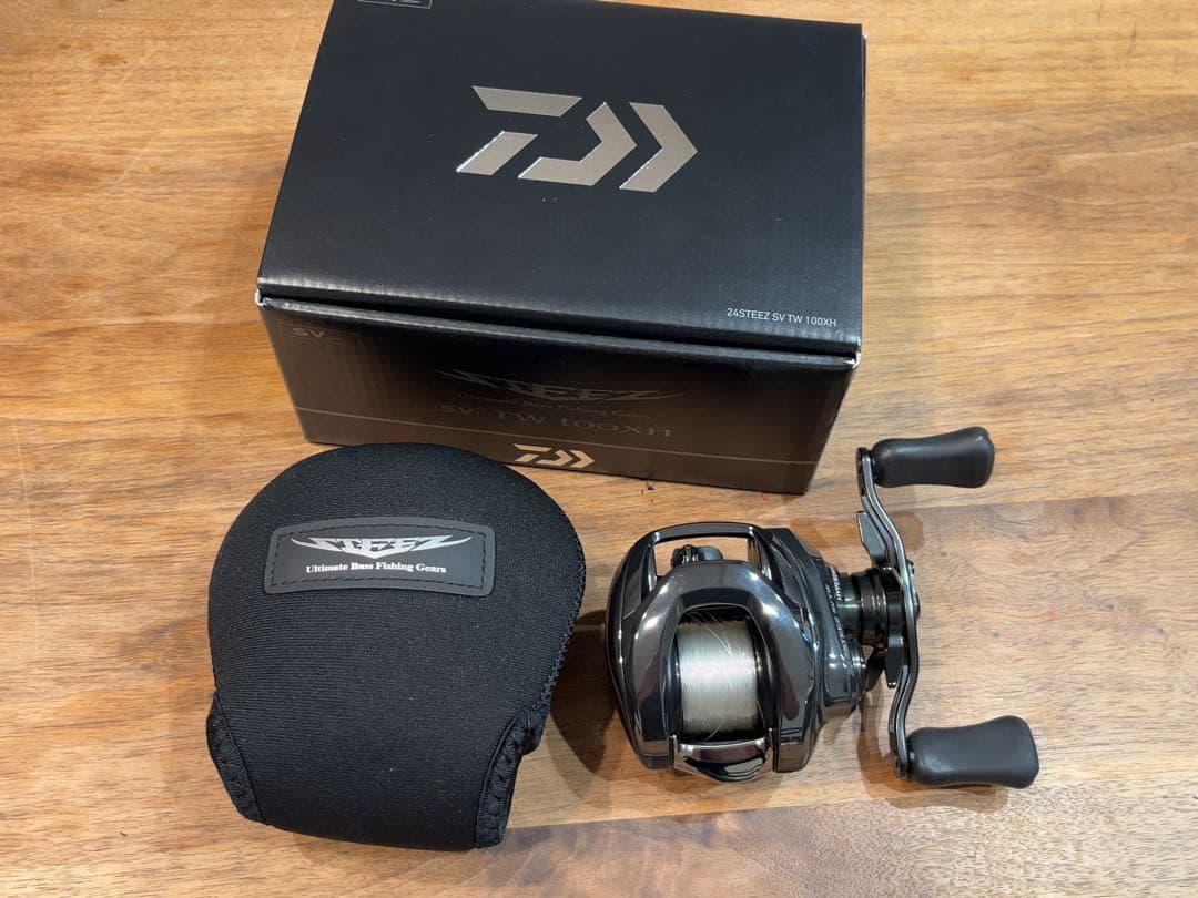 美品 ダイワ 24スティーズSV TW XH 右ハンドル ライン付 DAIWA（ダイワ） 24 スティーズ SV TW 100H 右ハンドル (2024年モデル