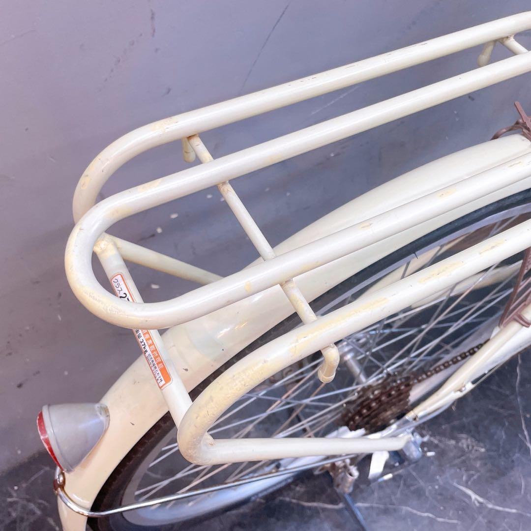 配送価格【980】《限定》一般車 ママチャリ Bruges クリーム 26インチ