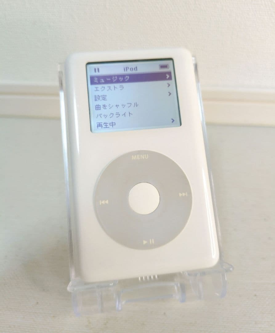 iPod classic 20GB 動作確認済み 動作品 iPod第4世代 ClickWheel 20GB