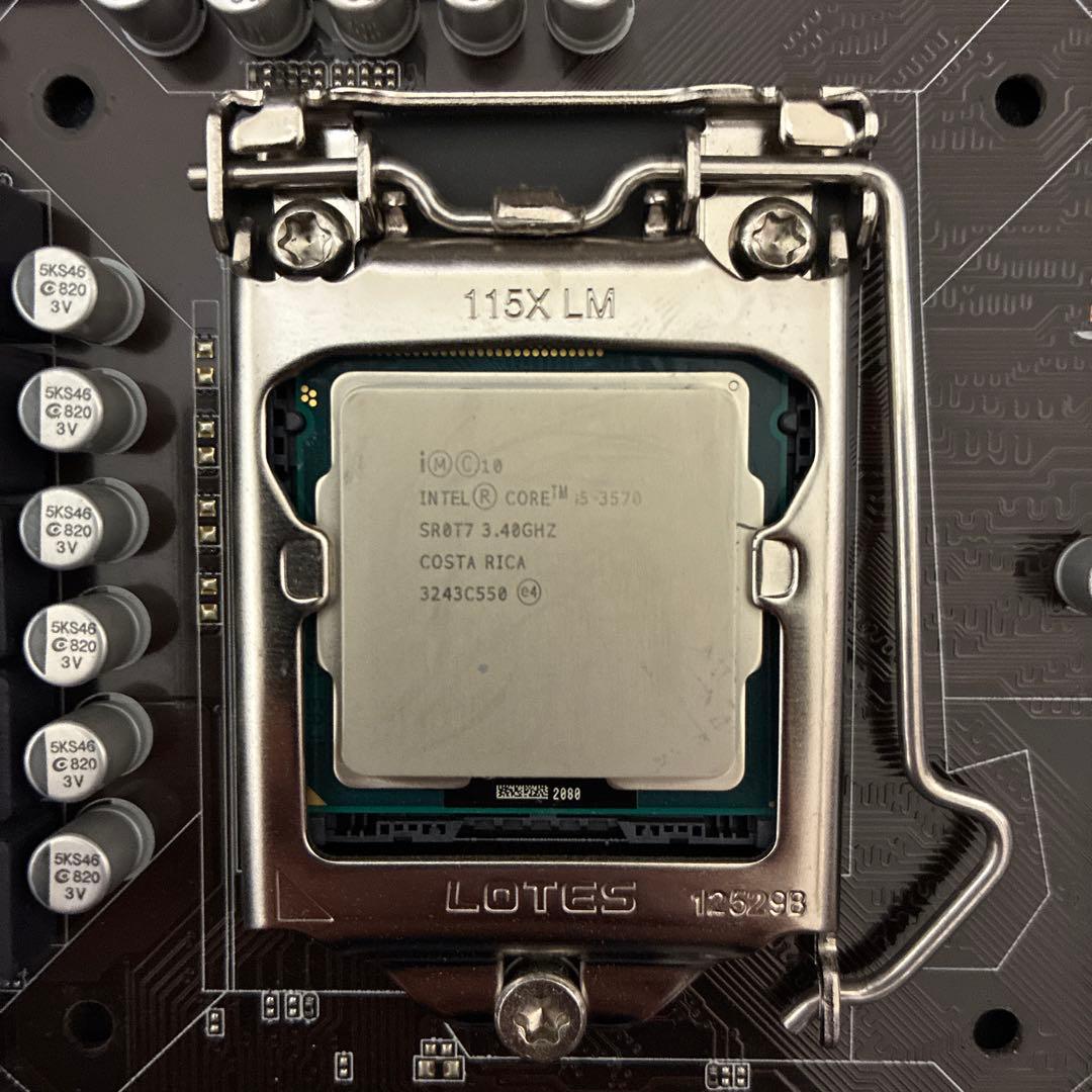 ジャンクP8H77-V Core i5-3570 RAM16gb gtx660 - メルカリ