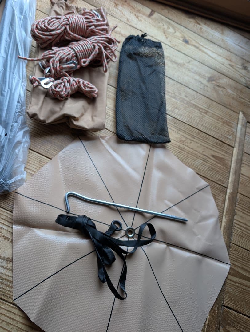 「未使用品」TOMOUNTワンポールテントTCソロテント高さ 2.1m