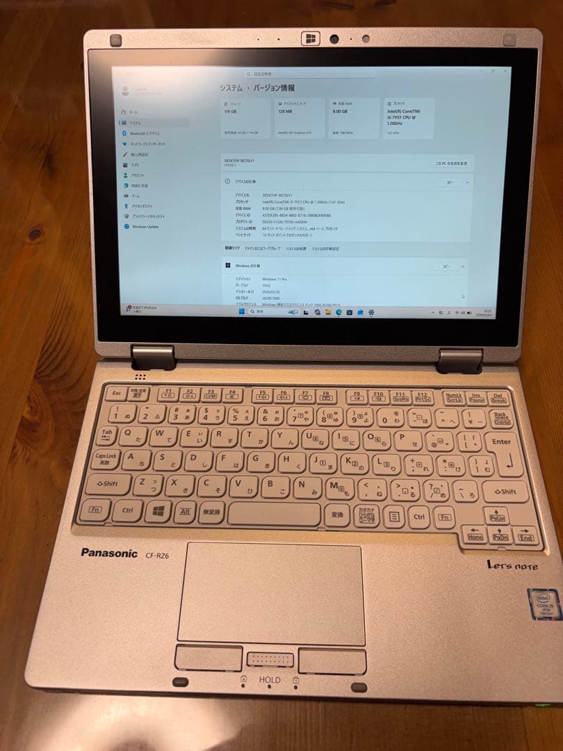 Let's note CF-RZ6 10インチ SSD128 MEM8 - メルカリ