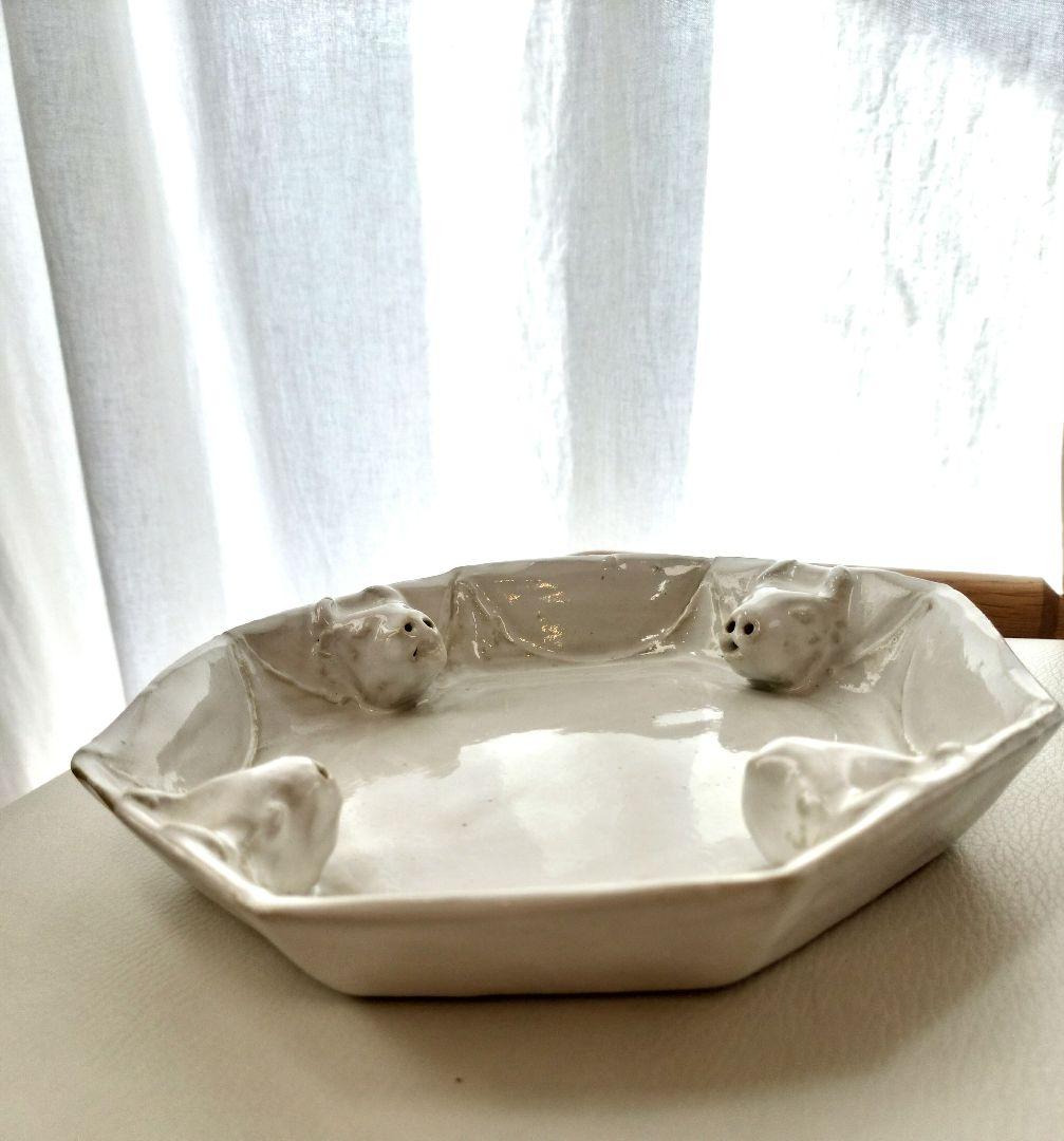 birbira ビルビラ 牛 八角形皿