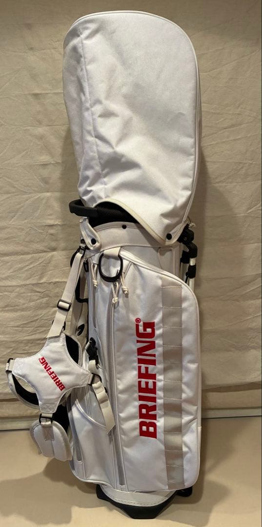 限定品ブリーフィングHOLIDAY COLLECTION ホワイト 美品 BRIEFING GOLF - HOLIDAY CR-4 #02 ( ホワイト ) キャディーバッグ